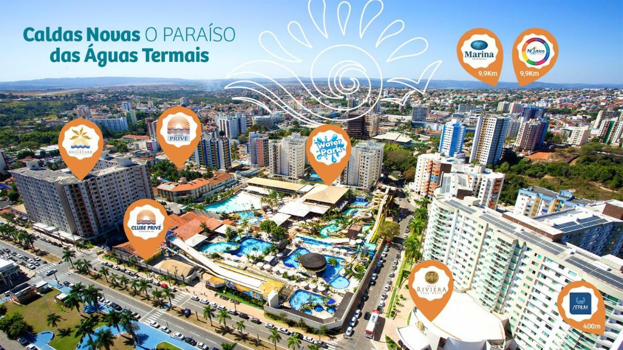 Riviera Park Hotel By Wam Experience Caldas Novas Exteriör bild